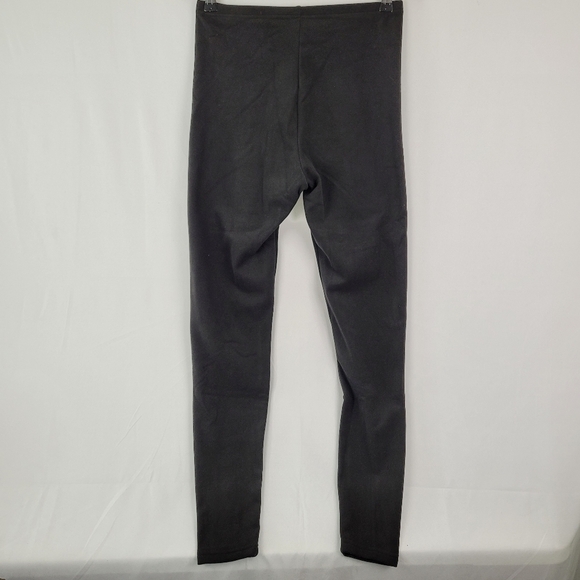 NEW SHEIN Women's Fleece Leggings Black Tapered Leg Size Medium US Size 6 - Picture 4 of 8